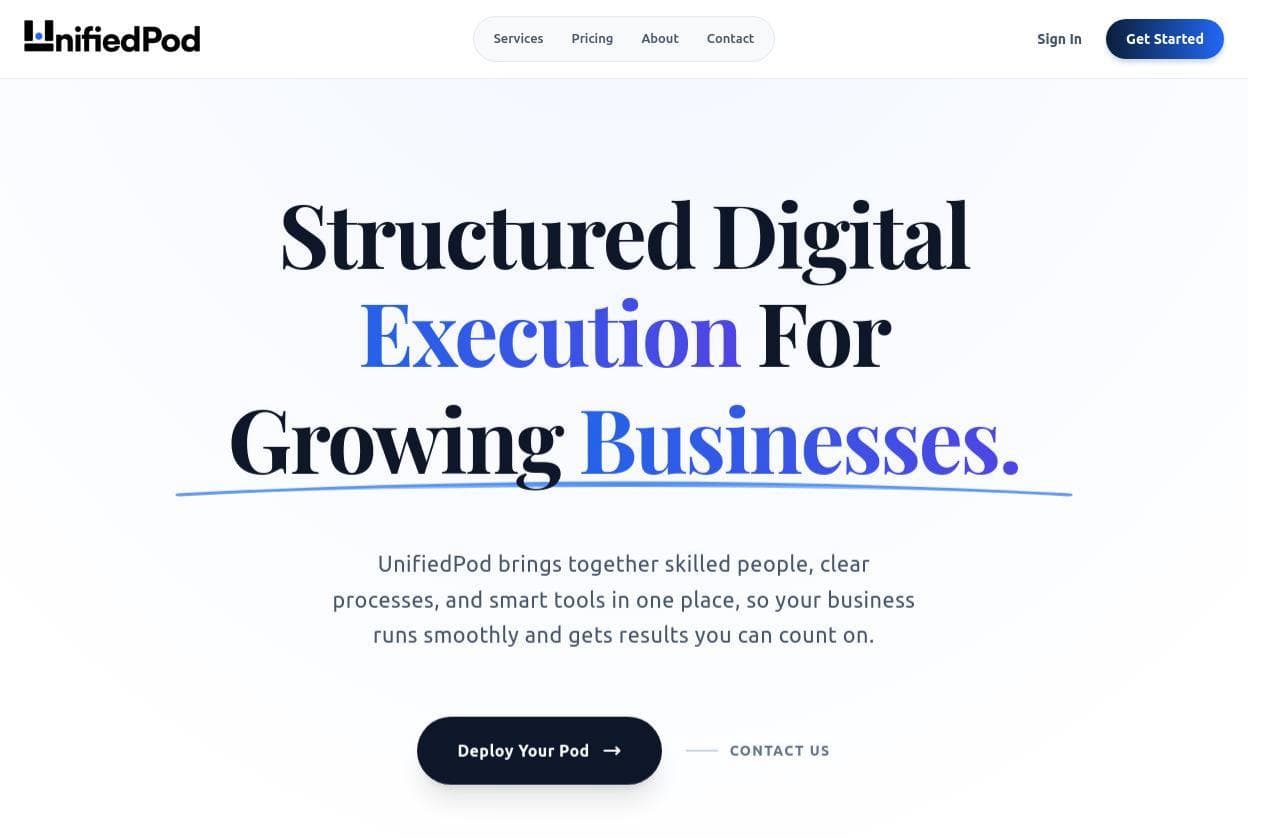 UnifiedPod project preview